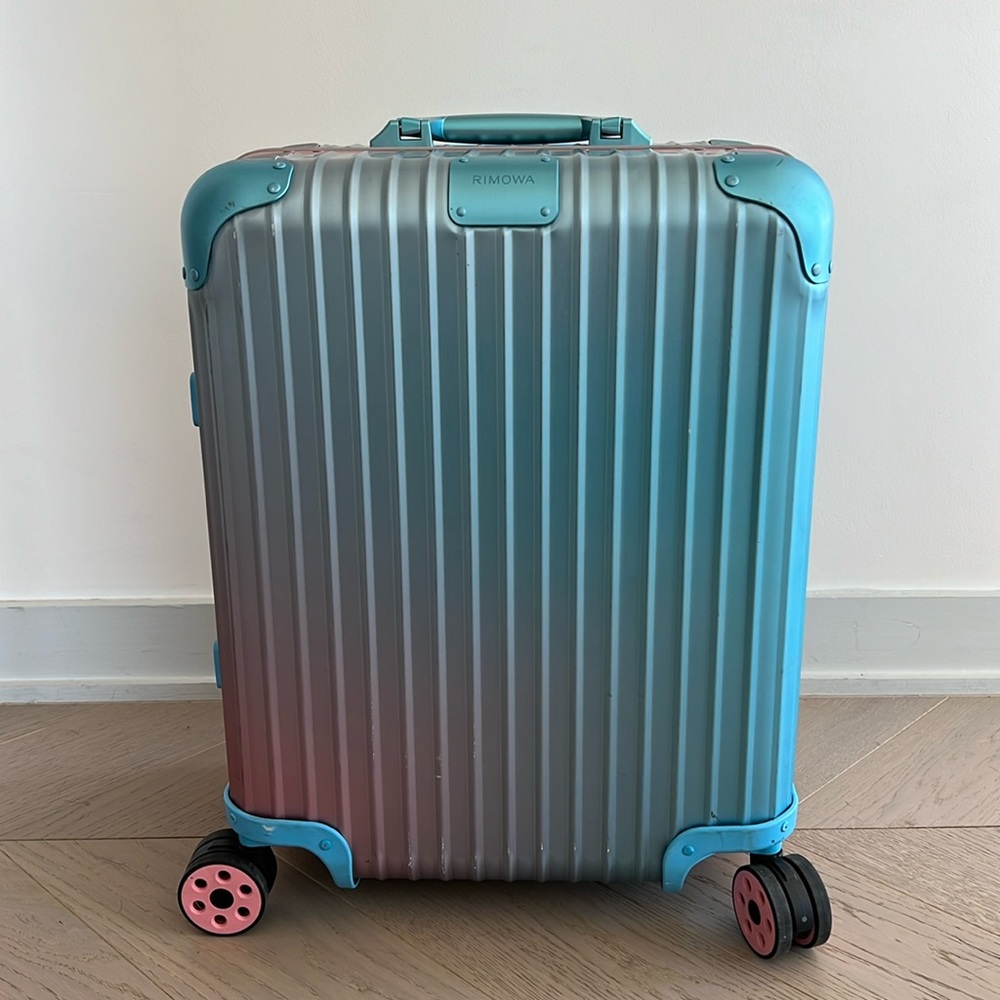 Rimowa x Alex Israel Aluminum Carry-On Suitcase